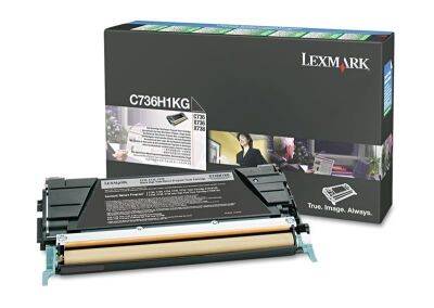 Lexmark C736-C736H1KG Siyah Orjinal Toner Yüksek Kapasiteli