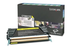 LEXMARK - Lexmark C736-C736H1YG Sarı Orjinal Toner Yüksek Kapasiteli