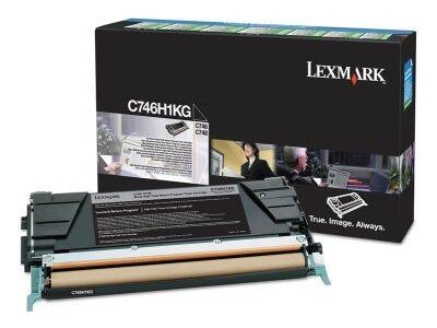 Lexmark C746-C746H1KG Siyah Orjinal Toner