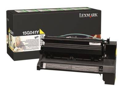 Lexmark C752-15G041Y Sarı Orjinal Toner