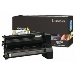 LEXMARK - Lexmark C752-15G042Y Sarı Orjinal Toner Yüksek Kapasiteli