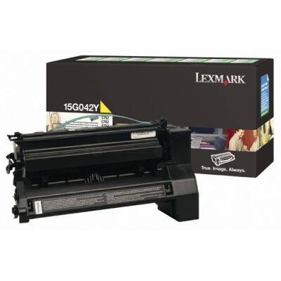 Lexmark C752-15G042Y Sarı Orjinal Toner Yüksek Kapasiteli