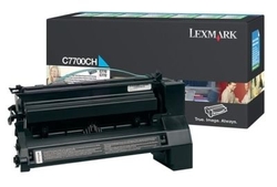 LEXMARK - Lexmark C770-C7700CH Mavi Orjinal Toner Yüksek Kapasiteli