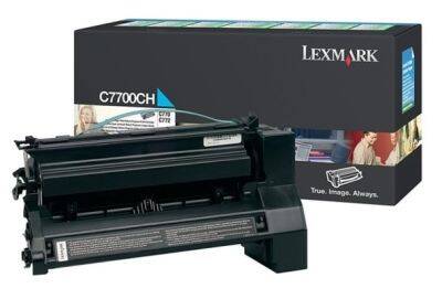 Lexmark C770-C7700CH Mavi Orjinal Toner Yüksek Kapasiteli