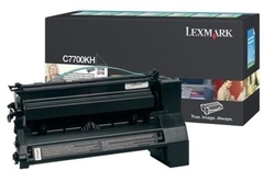 LEXMARK - Lexmark C770-C7700KH Siyah Orjinal Toner Yüksek Kapasiteli