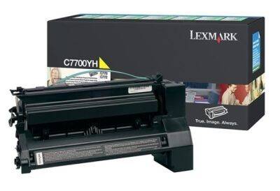 Lexmark C770-C7700YH Yellow Original Toner High-Power - 1
