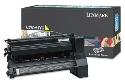 Lexmark C780-C780H1YG Sarı Orjinal Toner Yüksek Kapasiteli