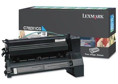 Lexmark C782-C782X1CG Mavi Orjinal Toner Extra Yüksek Kapasiteli