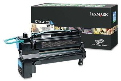 Lexmark C792-C792A1CG Cyan Original Toner - 1