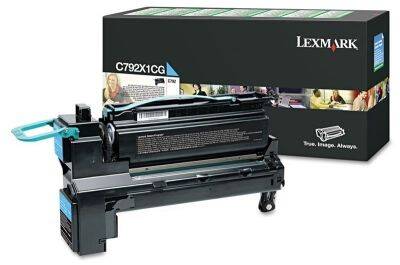 Lexmark C792-C792X1CG Cyan Original Toner High-Power - 1