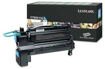 Lexmark C792-C792X1CG Mavi Orjinal Toner Yüksek Kapasiteli