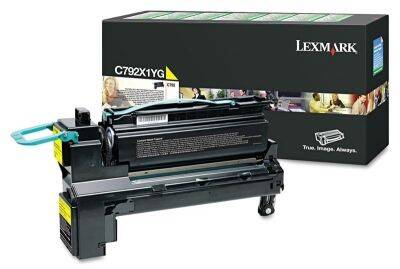 Lexmark C792-C792X1YG Sarı Orjinal Toner Yüksek Kapasiteli