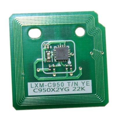 Lexmark C950-C950X2YG Yellow Toner Chip - 1