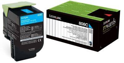 Lexmark CX310-80C80C0 Mavi Orjinal Toner