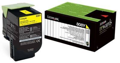 Lexmark CX310-80C80Y0 Sarı Orjinal Toner