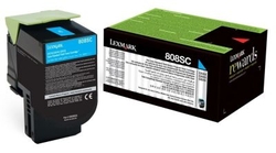 Lexmark CX310-80C8SC0 Cyan Original Toner High-Power - LEXMARK
