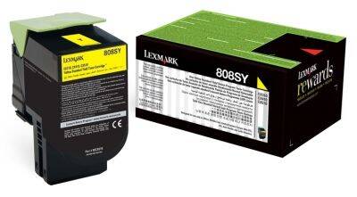 Lexmark CX310-80C8SY0 Sarı Orjinal Toner Yüksek Kapasiteli