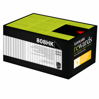 Lexmark CX410-80C8HK0 Black Original Toner High-Power - 1