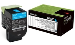 LEXMARK - Lexmark CX510-80C8XC0 Mavi Orjinal Toner Extra Yüksek Kapasiteli