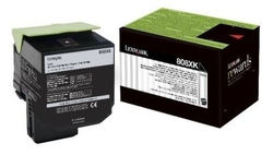 LEXMARK - Lexmark CX510-80C8XK0 Siyah Orjinal Toner Extra Yüksek Kapasiteli