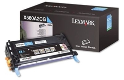 Lexmark X560-X560A2CG Cyan Original Toner - LEXMARK