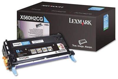 Lexmark X560-X560H2CG Mavi Orjinal Toner Yüksek Kapasiteli