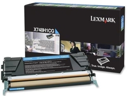 Lexmark X748-X748H1CG Mavi Orjinal Toner Yüksek Kapasiteli - 1