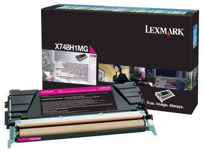 Lexmark X748-X748H1MG Kırmızı Orjinal Toner Yüksek Kapasiteli