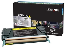 Lexmark X748-X748H1YG Yellow Original Toner High-Power - LEXMARK