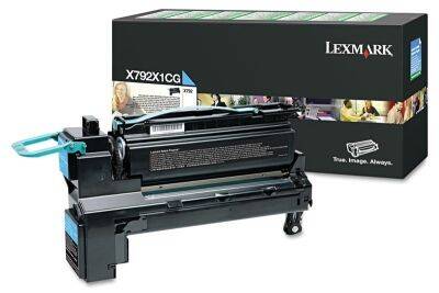 Lexmark X792-X792X1CG Cyan Original Toner High-Power - 1