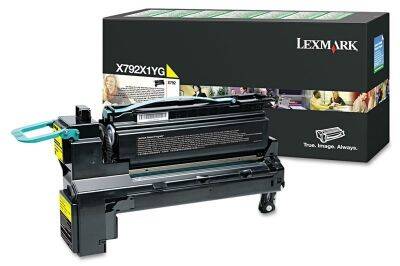 Lexmark X792-X792X1YG Sarı Orjinal Toner Yüksek Kapasiteli