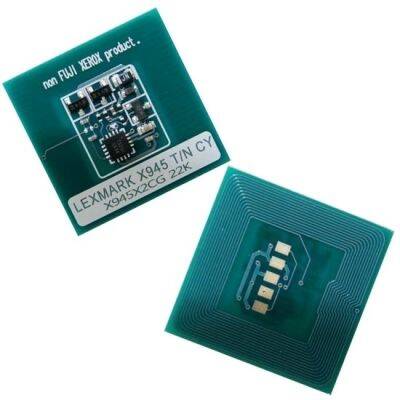 Lexmark X940-X945X2CG Mavi Toner Chip