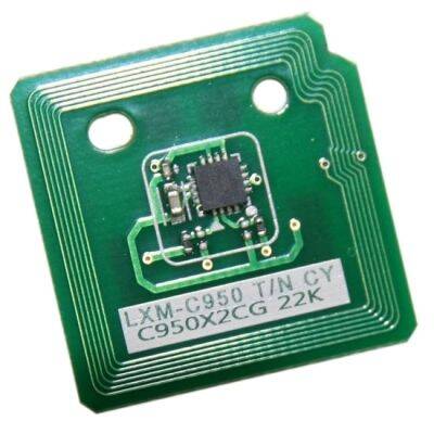 Lexmark X950-X950X2CG Mavi Toner Chip