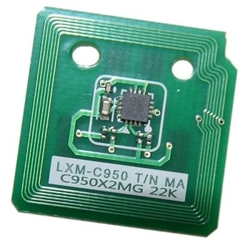 LEXMARK - Lexmark X950-X950X2MG Kırmızı Toner Chip