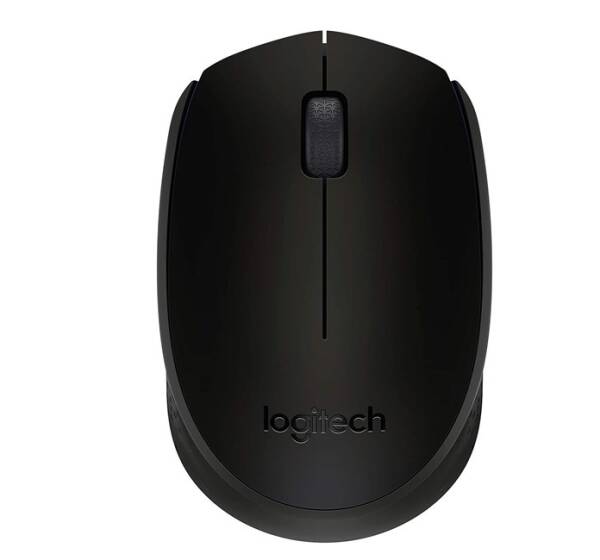 Logitech B170 Wireless Mouse Black – Plug-and-Play with USB Receiver, Comfortable Use - 1