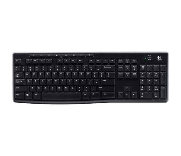 Logitech K270 Kablosuz Klavye Siyah - 1