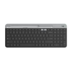 Logitech K580 Slim Bluetooth Siyah-Gri - 1