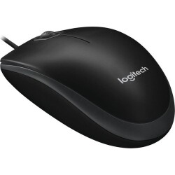 Logitech M100 Black Wired Optical Mouse USB - 2