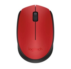 Logitech M171 Kablosuz Mouse Kırmızı-Siyah – Orta Boy, Ergonomik ve Dayanıklı - 1