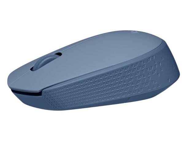 Logitech M171 Kablosuz Mouse Mavi-Gri – Orta Boy, USB Optik ve Ergonomik Tasarım - 3