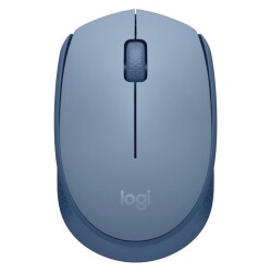 Logitech M171 Kablosuz Mouse Mavi-Gri – Orta Boy, USB Optik ve Ergonomik Tasarım - 1