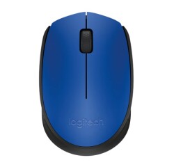 Logitech M171 Kablosuz Mouse Mavi-Siyah – Orta Boy, Konforlu ve Dayanıklı - 1