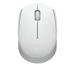 Logitech M171 Wireless Mouse White – Medium Size, 1000 DPI Optical, and USB Receiver - Logitech