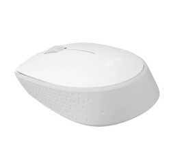 Logitech M171 Wireless Mouse White – Medium Size, 1000 DPI Optical, and USB Receiver - 3