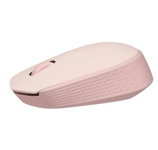 Logitech M171 Wireless Mouse Pink – Medium Size, USB Optical, and Ergonomic Design - 3