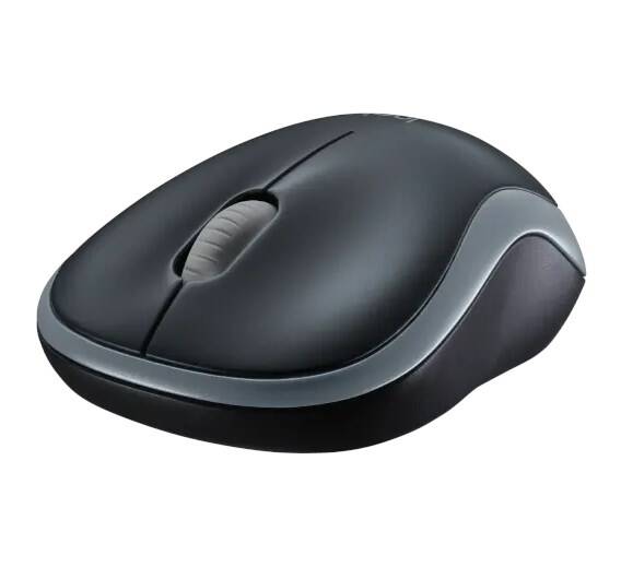 Logitech M185 Wireless Mouse Black-Grey USB Receiver Small Size - 2