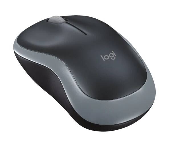Logitech M185 Wireless Mouse Black-Grey USB Receiver Small Size - 3