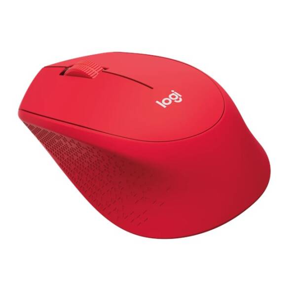 Logitech M330 Kablosuz Mouse Kırmızı – Orta Boy, Sessiz ve Ergonomik Tasarım - 2