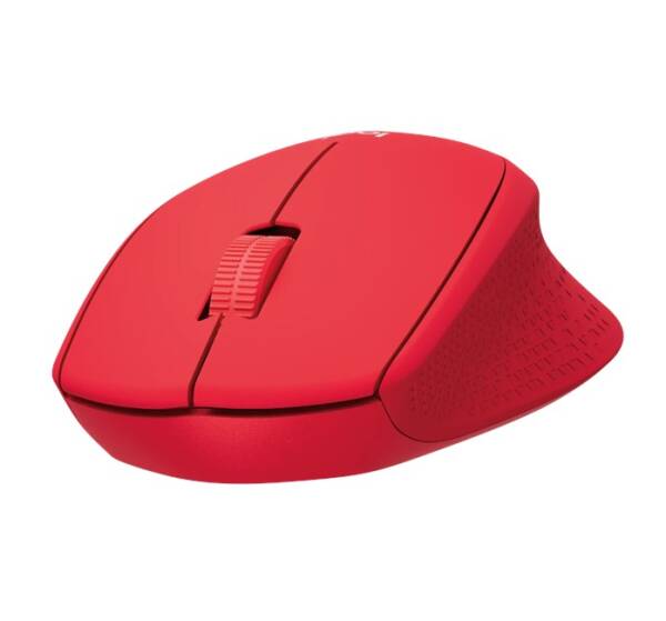 Logitech M330 Kablosuz Mouse Kırmızı – Orta Boy, Sessiz ve Ergonomik Tasarım - 3