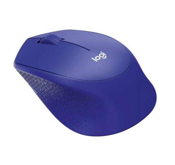 Logitech M330 Wireless Mouse Cyan – Medium Size, Silent and Ergonomic Design - 2